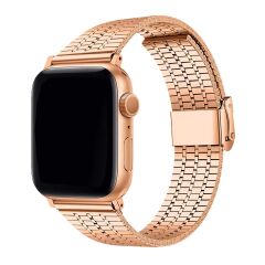 E2M APPLE WATCH 42-44-45-46-49MM KRD-29 METAL ROSE GOLD KORDON