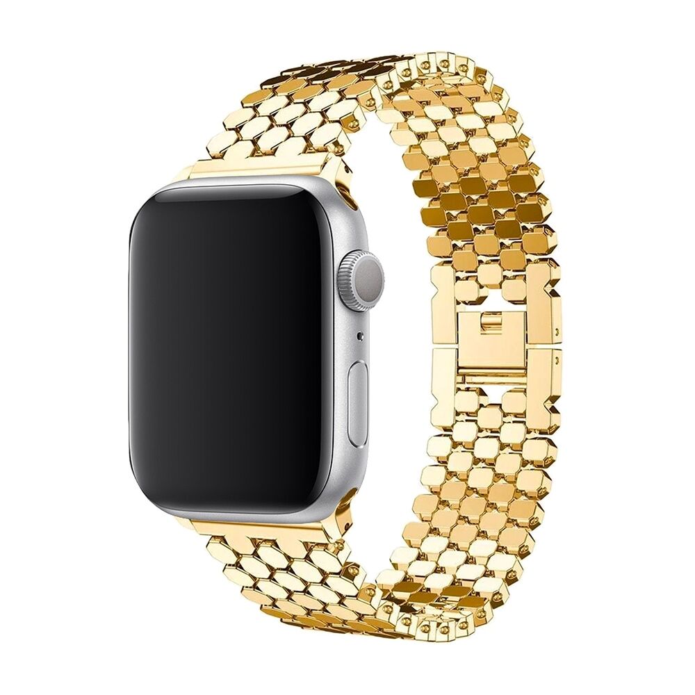 E2M Apple Watch 38-40-41mm KRD-16 Metal Gold Kordon