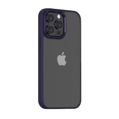 BİKAPAK ELIT CRYSTAL IPHONE 15 PRO MOR KAPAK