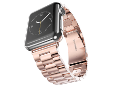 E2M APPLE WATCH 38-40MM KRD-05 KLASIK METAL ROZE ALTIN KORDON