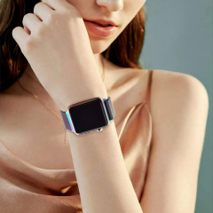 E2M APPLE WATCH 42-44-45-46-49MM KRD-01 METAL HASIR KARIŞIK KORDON