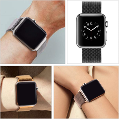 E2M APPLE WATCH 42-44-45-46-49MM KRD-01 METAL HASIR KARIŞIK KORDON
