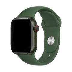E2M CLASSIC SİLİKON APPLE WATCH KORDON 42-44-45-49MM KOYU YEŞİL