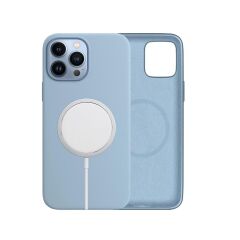 BİKAPAK MAGSENSE IPHONE 13 PRO MAX BLUE FOG KAPAK
