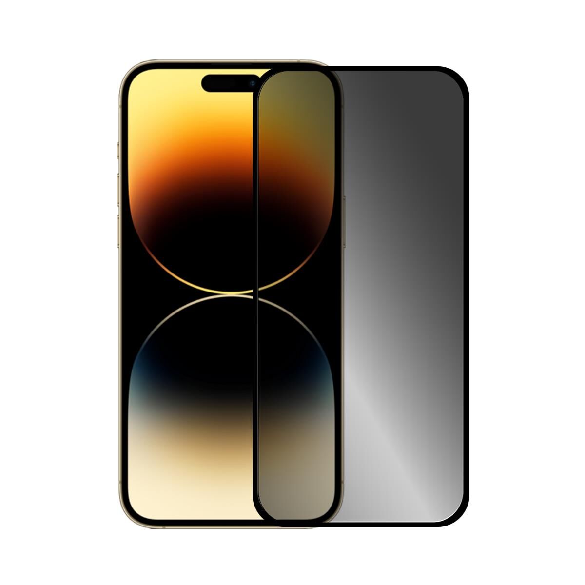 Bİ 2,5D PRIVACY SUPER GLASS IPHONE 14 PRO EKRAN KORUYUCU