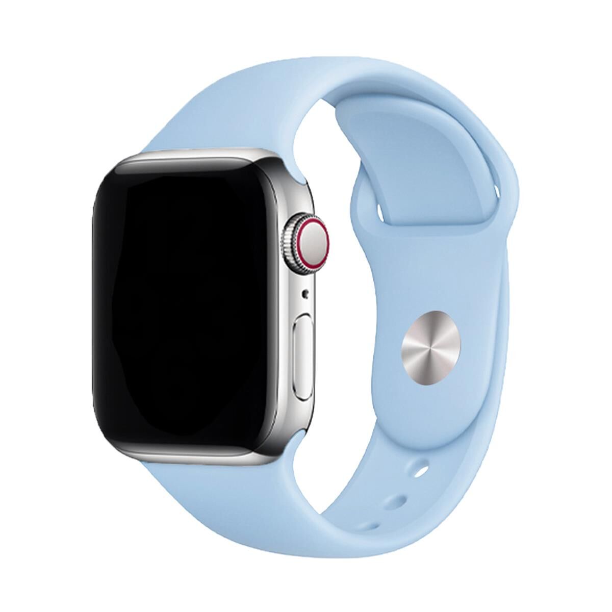 E2M CLASSIC SİLİKON APPLE WATCH KORDON 42-44-45-49MM AÇIK MAVİ