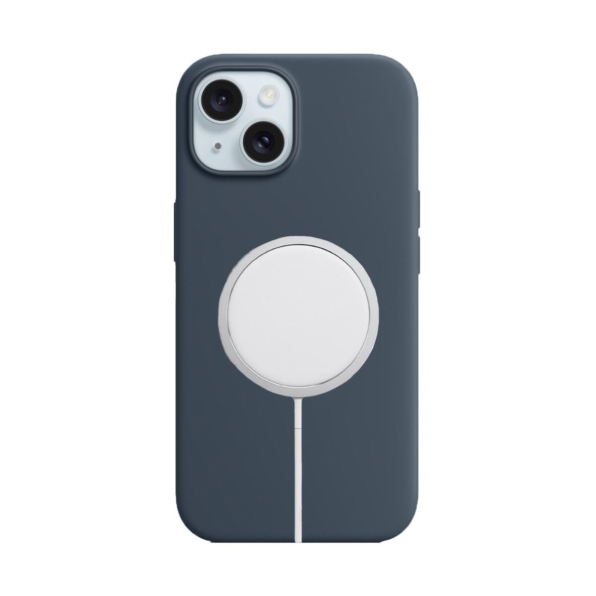 BİKAPAK MAGSENSE IPHONE 15 DARK BLUE KAPAK
