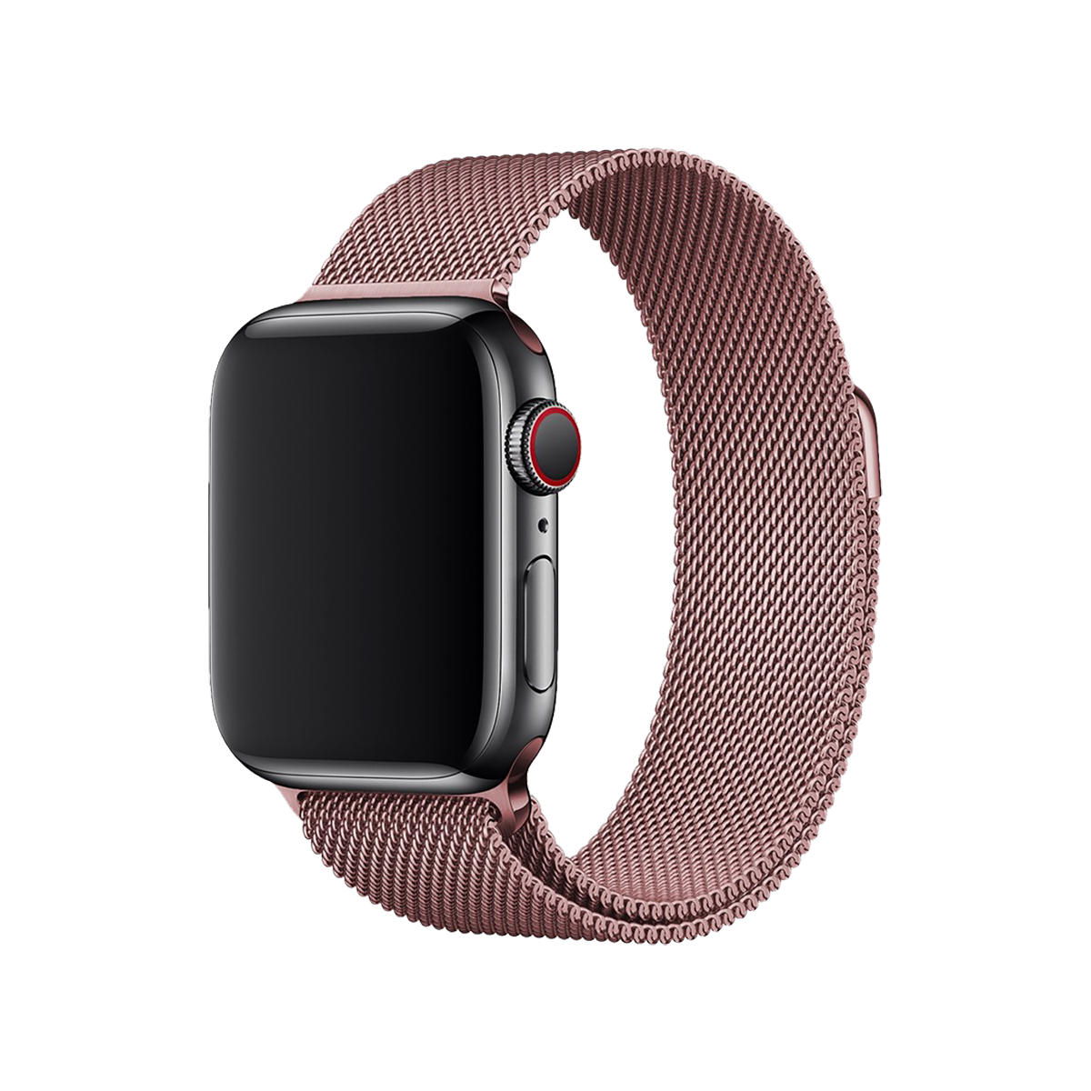 E2M APPLE WATCH 42-44-45-46-49MM KRD-01 METAL HASIR ROZE ALTIN KORDON