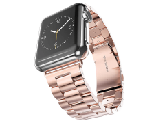 E2M APPLE WATCH 42-44MM KRD-05 KLASIK METAL ROZE ALTIN KORDON
