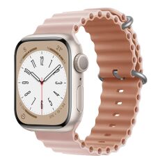 E2M APPLE WATCH 42-44-45-46-49MM KRD-28 OCEAN ÇİFT RENKLİ ROSE KORDON