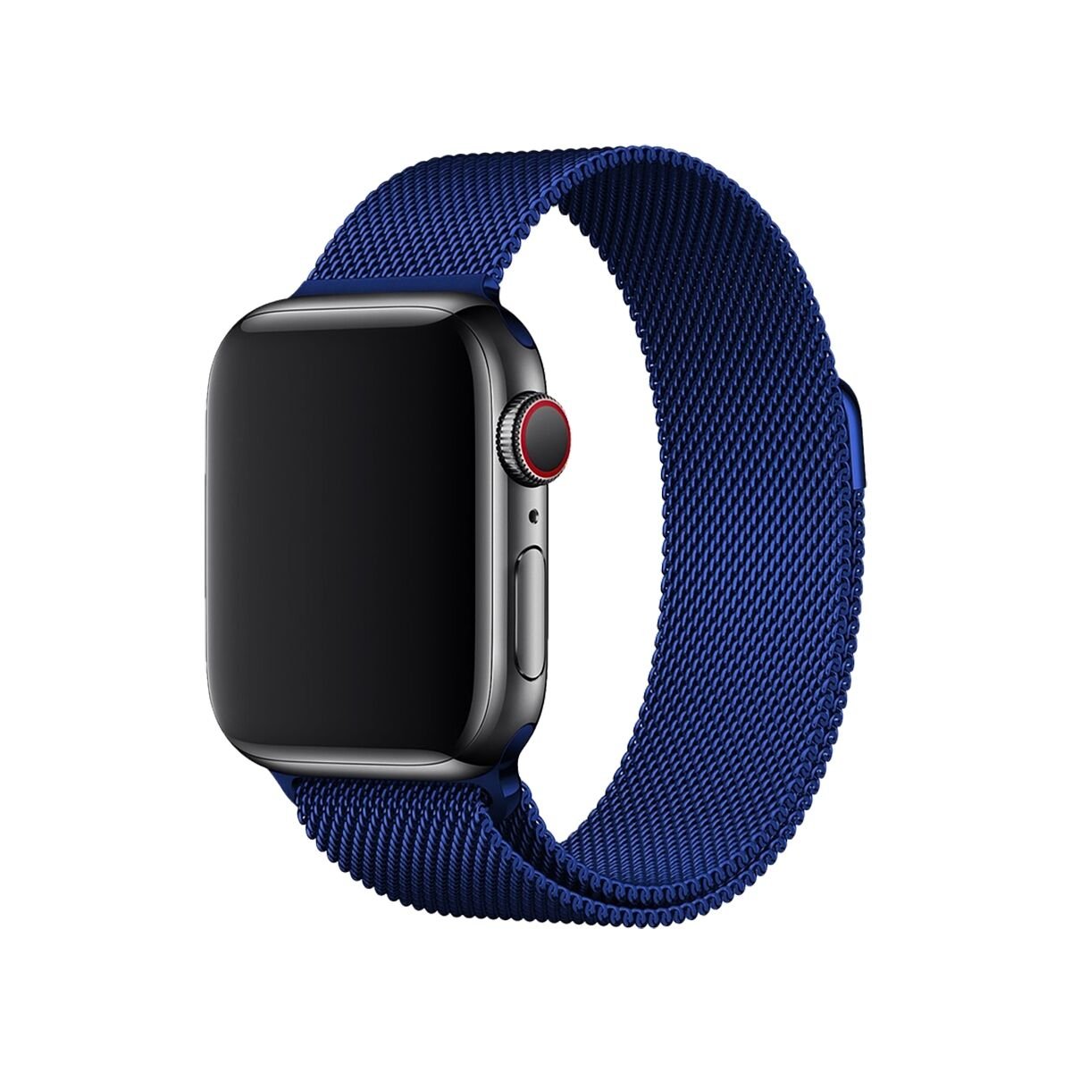 E2M APPLE WATCH 42-44-45-46-49MM KRD-01 METAL HASIR LACİVERT KORDON