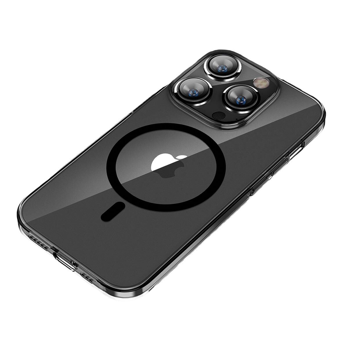 BİKAPAK MAGSLIM IPHONE 15 PRO MAX SİYAH KAPAK