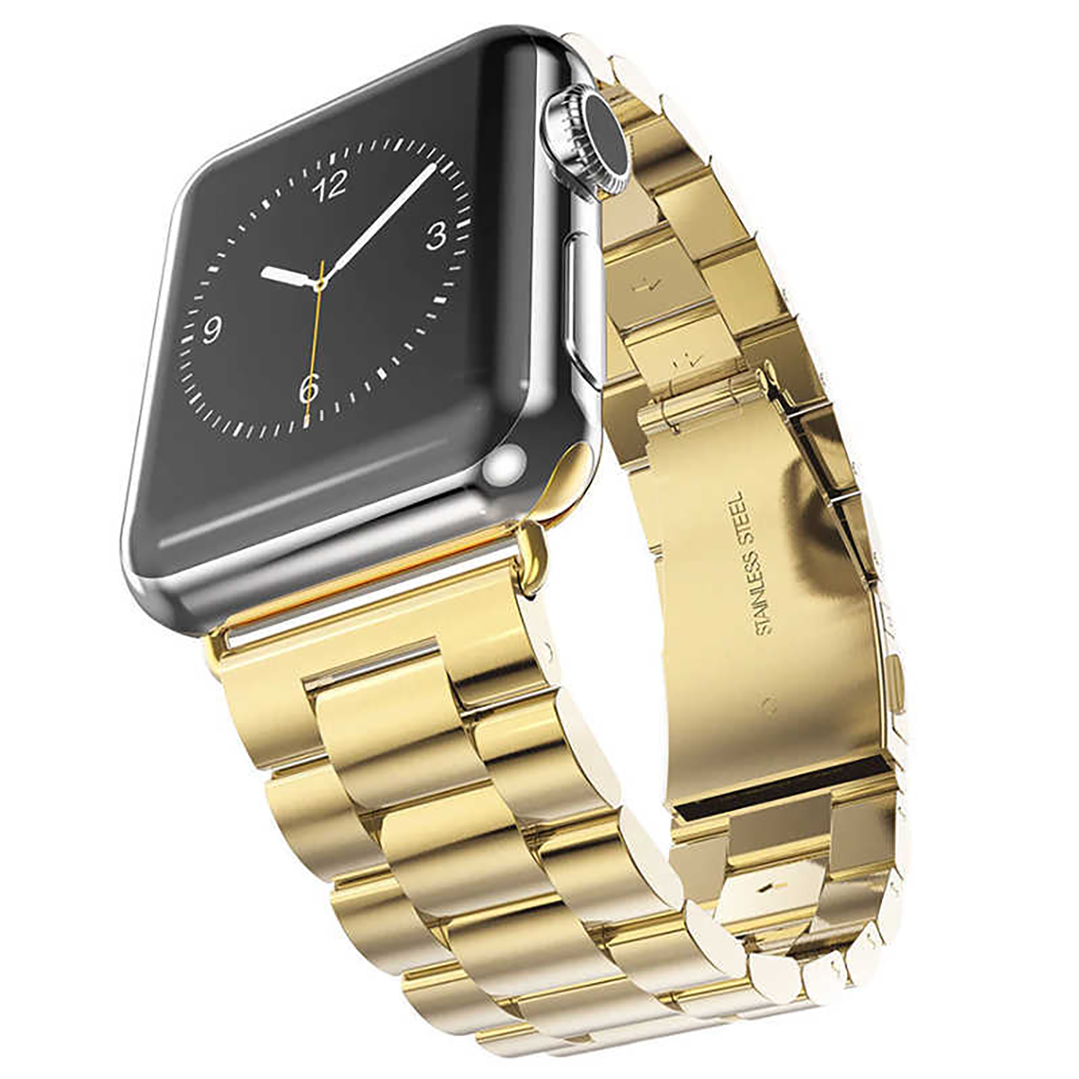 E2M APPLE WATCH 38-40-41MM KRD-05 KLASIK METAL ALTIN KORDON