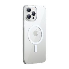 BİKAPAK MAGSLIM IPHONE 15 PRO ŞEFFAF KAPAK