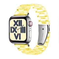 E2M Apple Watch 42-44-45-46-49mm KRD-22 Candy Sarı Kordon