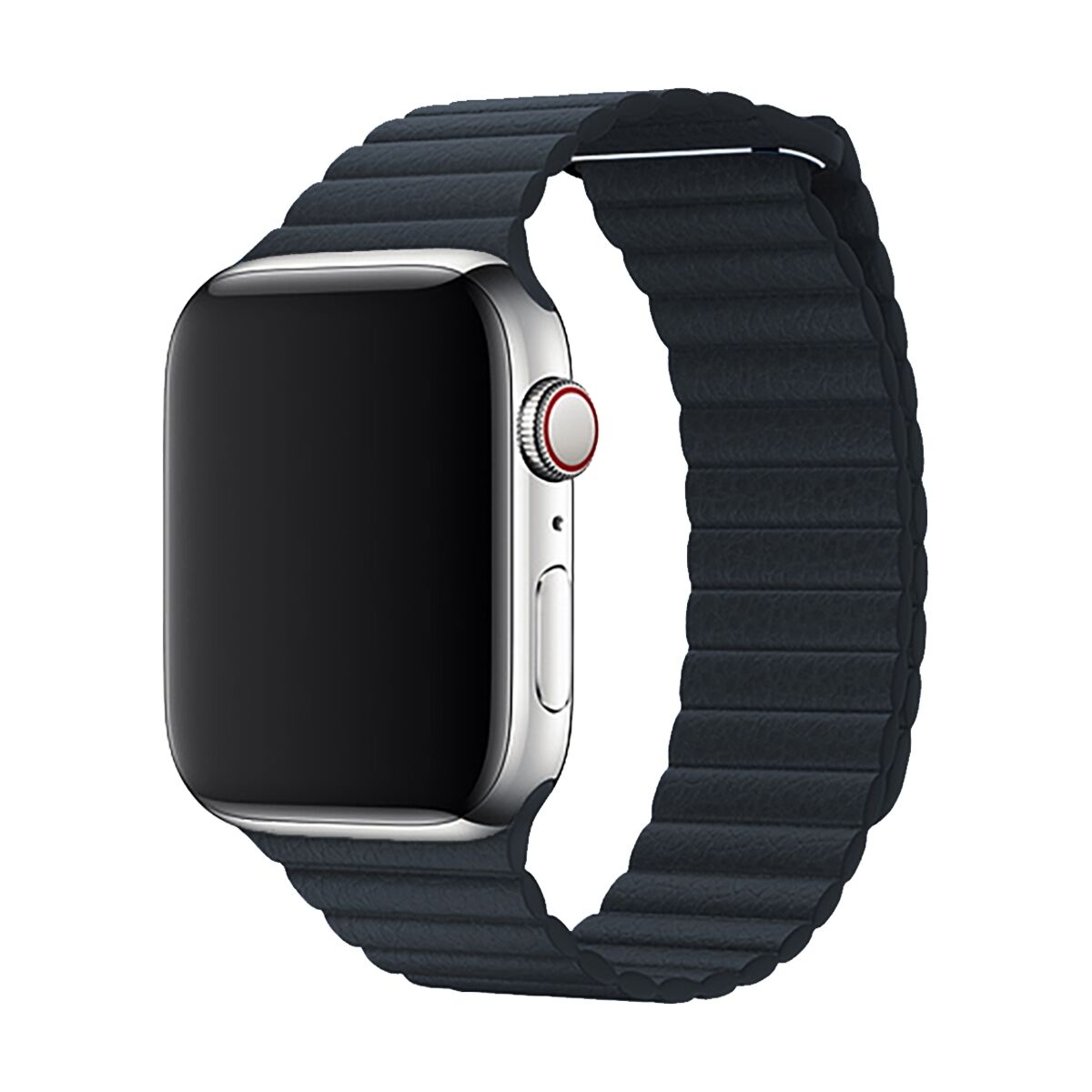 E2M APPLE WATCH 38-40-41MM KRD-06 DERI BÜKME GRİ KORDON