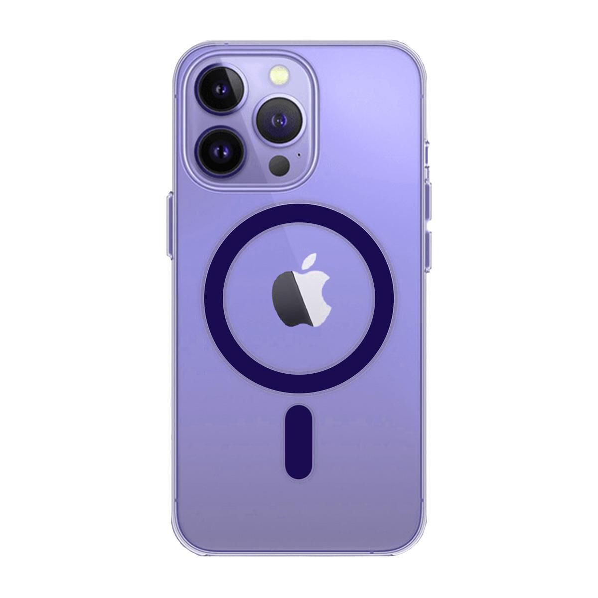 BİKAPAK MAGPRO IPHONE 14 PRO DERÜN MOR KAPAK