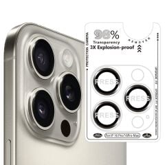 BİNANO IPHONE 17 PRO/17 PRO MAX 16 PRO/16 PRO MAX SAFİR NATUREL KAMERA KORUYUCU