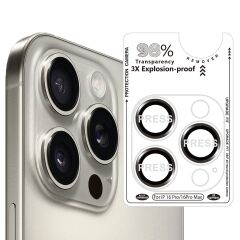 BİNANO IPHONE 17 PRO/17 PRO MAX 16 PRO/16 PRO MAX SAFİR NATUREL KAMERA KORUYUCU