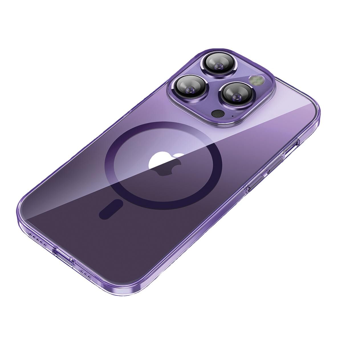 BİKAPAK MAGSLIM IPHONE 15 PRO MAX MOR KAPAK