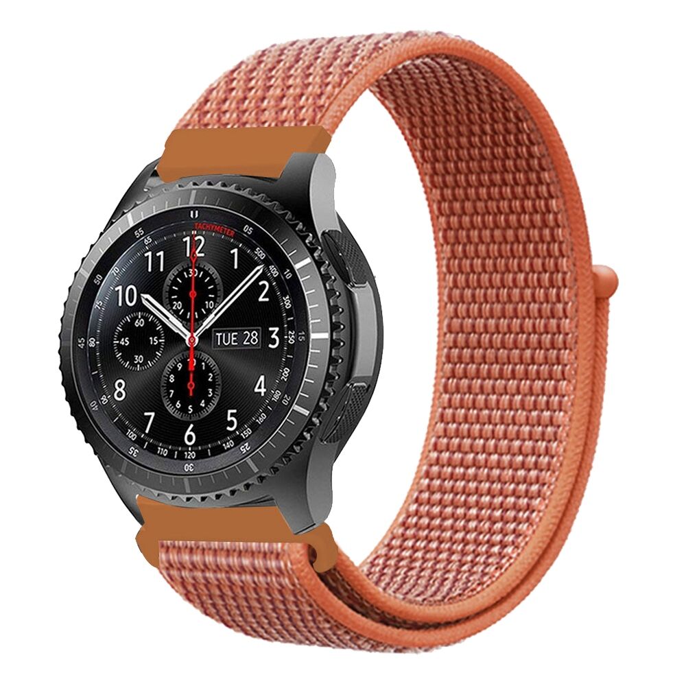 E2M Samsung Watch 22mm KRD-03 Hasır Nar Çiçeği Kordon