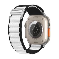 E2M APPLE WATCH 38-40-41MM KRD-26 ALPINE ÇİFT RENKLİ BEYAZ KORDON