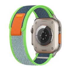 E2M APPLE WATCH 38-40-41MM KRD-27 TRIAL ÇİFT RENKLİ YEŞİL KORDON