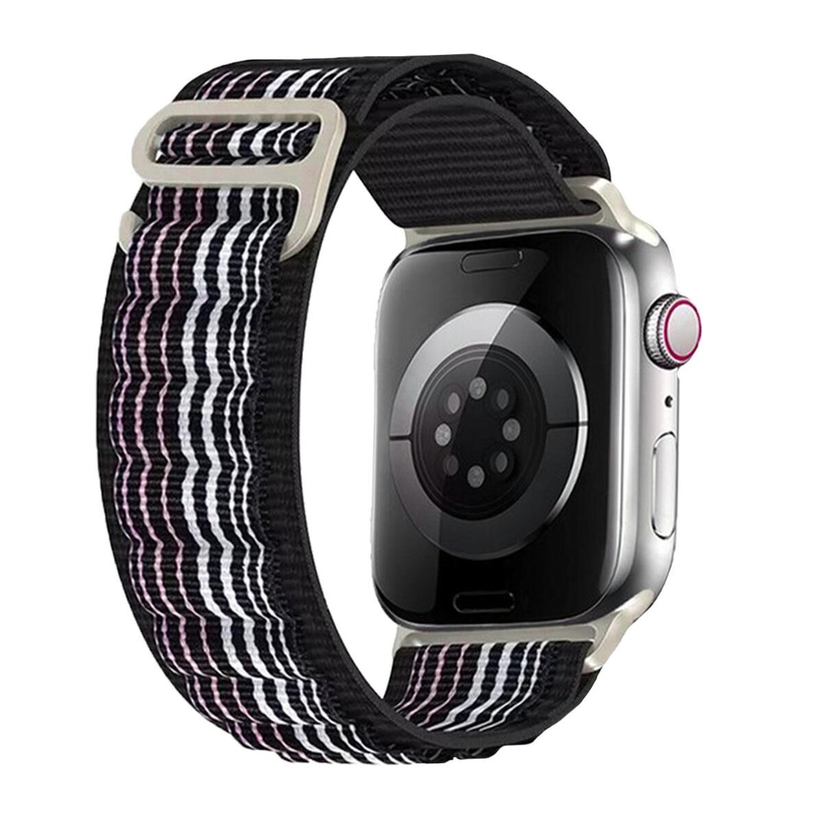 E2M APPLE WATCH 38-40-41MM KRD-26 ALPINE ÇİFT RENKLİ KARIŞIK KORDON