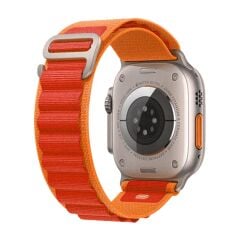 E2M APPLE WATCH 42-44-45-46-49MM KRD-26 ALPINE ÇİFT RENKLİ NAR ÇİÇEĞİ KORDON