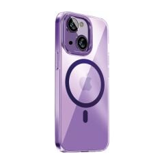 BİKAPAK MAGMIST IPHONE 15 MOR KAPAK
