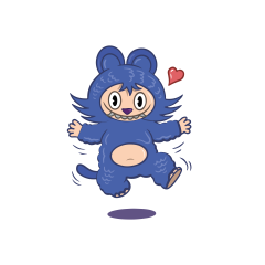 BİKAPAK Canavar Desenli Kapak