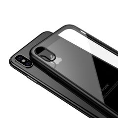 BİKAPAK ELIT SHINE IPHONE XS MAX FULL MAVİ KAPAK