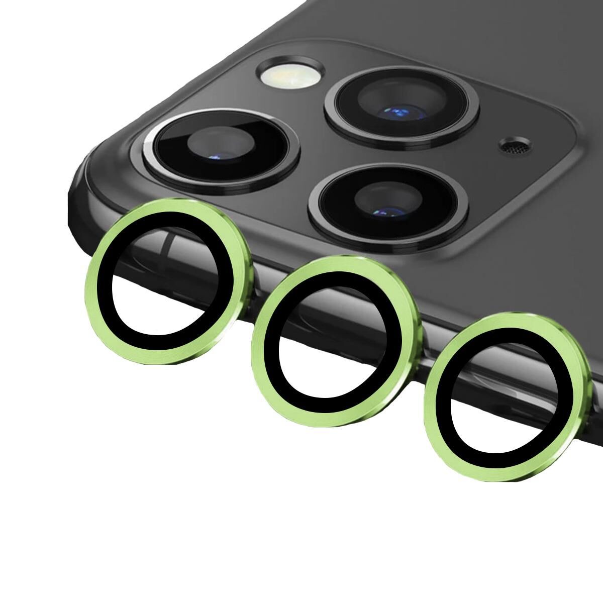 Binano Metal Ring Iphone 11 Pro/11 Pro Max Yeşil Kamera Koruyucu