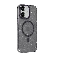 BİKAPAK MAGFIT IPHONE 11 YALDIZLI SİYAH KAPAK