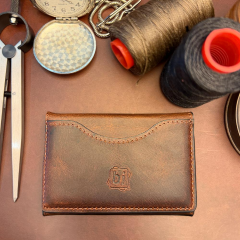 BİDERİ CAESAR HAKİKİ DERİ MAGSAFE KARTLIK KAHVERENGİ