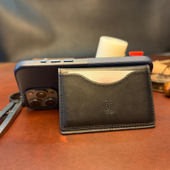 BİDERİ CAESAR HAKİKİ DERİ MAGSAFE KARTLIK ANTRASİT