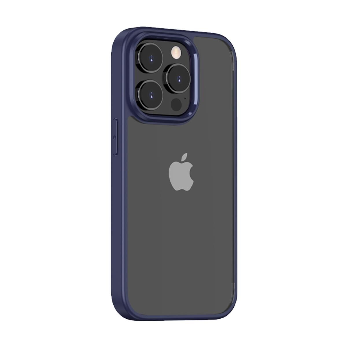 BİKAPAK ELIT CRYSTAL IPHONE 15 PRO MAX MAVİ KAPAK