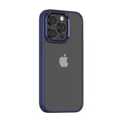 BİKAPAK ELIT CRYSTAL IPHONE 15 PRO MAX MAVİ KAPAK