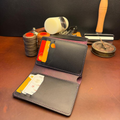 BİDERİ PRIENE HAKİKİ DERİ RENKLİ CÜZDAN TABA