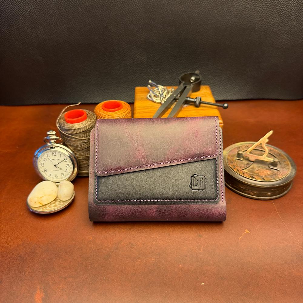 BİDERİ PRIENE HAKİKİ DERİ RENKLİ CÜZDAN MÜRDÜM