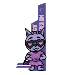 BİKAPAK Cat Fashion Desenli Kapak