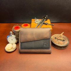 BİDERİ PRIENE HAKİKİ DERİ RENKLİ CÜZDAN KAHVERENGİ