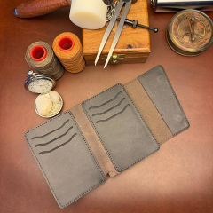 BİDERİ PRIENE HAKİKİ DERİ RENKLİ CÜZDAN KAHVERENGİ