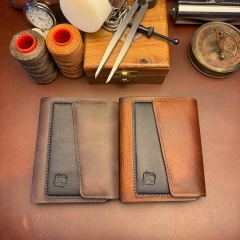 BİDERİ PRIENE HAKİKİ DERİ RENKLİ CÜZDAN KAHVERENGİ