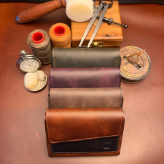 BİDERİ PRIENE HAKİKİ DERİ RENKLİ CÜZDAN KAHVERENGİ