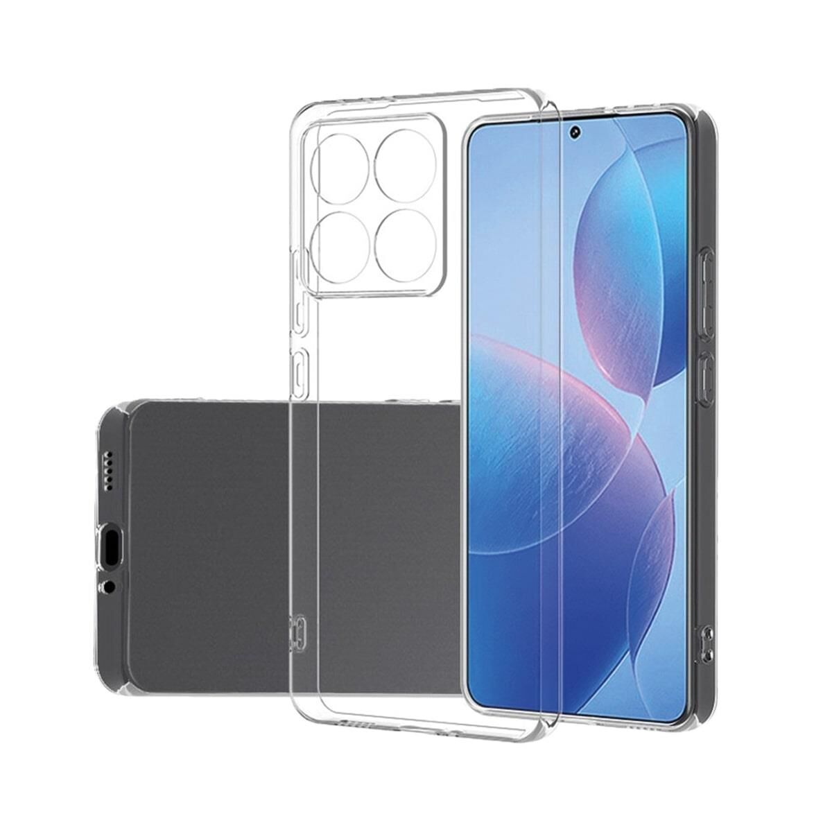 BİKAPAK ECO SİLİKON XIAOMI 14T ŞEFFAF KAPAK