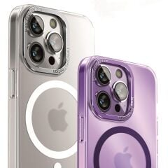 BİKAPAK MAGMIST IPHONE 14 PRO DERÜN MOR KAPAK