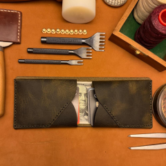 BİDERİ DIDYMA HAKİKİ DERİ MIKNATISLI CÜZDAN HAKİ