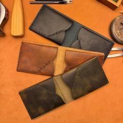 BİDERİ DIDYMA HAKİKİ DERİ MIKNATISLI CÜZDAN HAKİ