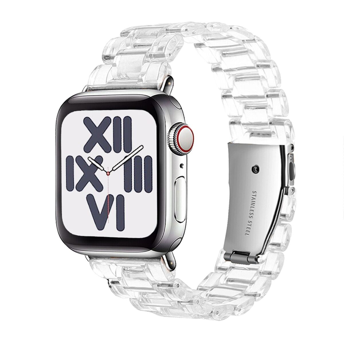 E2M Apple Watch 38-40-41mm KRD-22 Candy Şeffaf Kordon